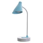 Настольная лампа сенсорная "Вилси" LED 4Вт USB АКБ бело-синий 13х11,5х44 см RISALUX - Фото 13