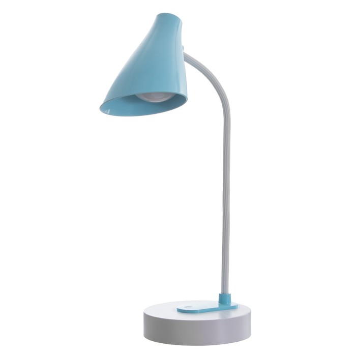 Настольная лампа сенсорная "Вилси" LED 4Вт USB АКБ бело-синий 13х11,5х44 см RISALUX - фото 1907631358