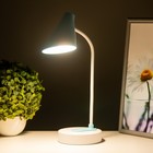 Настольная лампа сенсорная "Вилси" LED 4Вт USB АКБ бело-синий 13х11,5х44 см RISALUX - Фото 5
