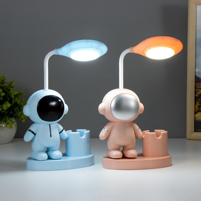 Настольная лампа «Космонавт» LED 2 Вт USB АКБ МИКС 7.3×13×31 см - Фото 1