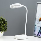 Настольная лампа сенсорная "Артено" LED 3Вт USB белый 14,5х11,5х44 см RISALUX - фото 319274520