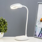 Настольная лампа сенсорная "Артено" LED 3Вт USB белый 14,5х11,5х44 см RISALUX 9236032