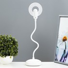 Настольная лампа сенсорная "Артено" LED 3Вт USB белый 14,5х11,5х44 см RISALUX 9236032