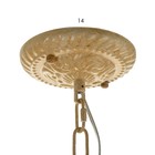 Люстра "Розетта" 6хЕ27 40Вт бежевый 75х75х30-90см BayerLux 9272808