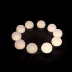 Комплект светильников для подсветки зеркала, 10 шт., контроллер, от USB, 3000 - 6500К, 3 режима свечения - Фото 2