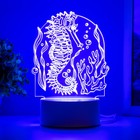 Светильник "Морской конёк" LED белый 11,5х9,5х14 см RISALUX - фото 16615079