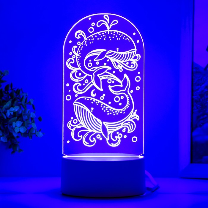 Светильник "Кит" LED белый 8,5х9,5х16 см RISALUX - Фото 1