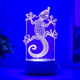 Светильник "Геккон" LED белый 9х9,5х15 см