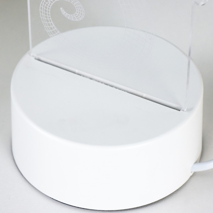 Светильник "Геккон" LED белый 9х9,5х15 см RISALUX - фото 1919487358