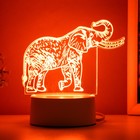 Светильник "Слон" LED белый 16х9,5х13 см RISALUX - Фото 4