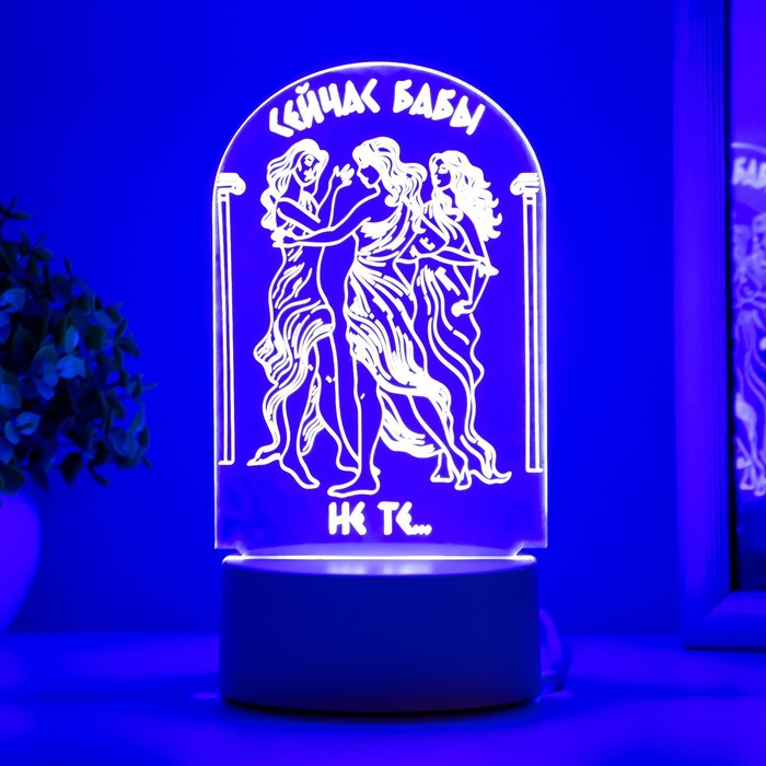 Светильник "Грация" LED белый 10х9,5х16 см RISALUX - фото 1888512233