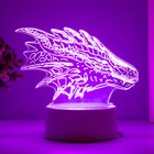 Светильник "Дракон" LED белый 15х9,5х11 см - фото 319274719
