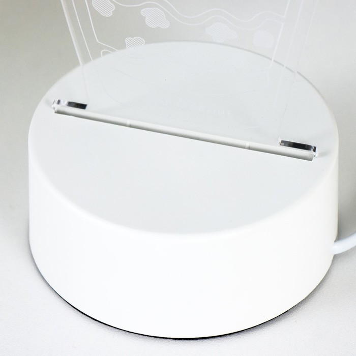 Светильник "Кактус" LED белый 14х9,5х15 см RISALUX - фото 1907631593