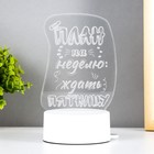 Светильник "План" LED белый 10,5х9,5х14,8 см RISALUX - фото 22025192