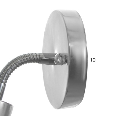 Спот «Шейни» Е27 40 Вт хром 10×10×10 см