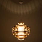 Светильник BayerLux "Вальц" Е27 40Вт бежевый 40х40х40-190см - фото 24663321