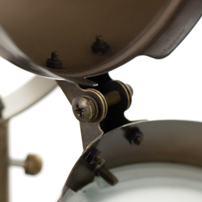 Настольная лампа "Алес" E27 40Вт бронза 24х31 см RISALUX - фото 1906184412