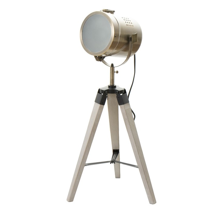 Настольная лампа "Алес" E27 40Вт бронза 24х31 см RISALUX - фото 1884093701