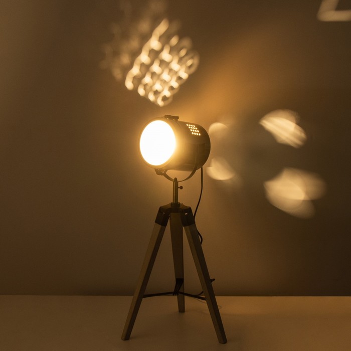 Настольная лампа "Алес" E27 40Вт бронза 24х31 см RISALUX - фото 1884093684