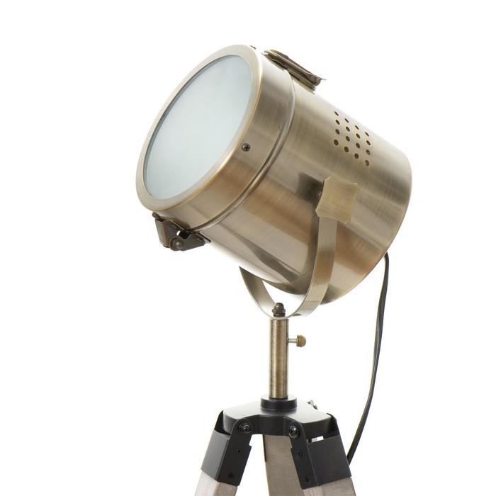 Настольная лампа "Алес" E27 40Вт бронза 24х31 см RISALUX - фото 1884093686