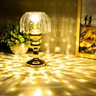 Ночник "Фонтан" LED от батареек 3хАA золото 11,5х11,5х20 см RISALUX - фото 22025500