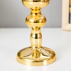 Ночник "Фонтан" LED от батареек 3хАA золото 11,5х11,5х20 см RISALUX - фото 22025501