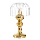 Ночник "Фонтан" LED от батареек 3хАA золото 11,5х11,5х20 см RISALUX - фото 22025504