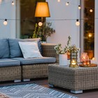 Ночник "Фонарь со свечой" LED от батареек 1хCR2032 золото 9,5х9,5х17 см RISALUX - фото 22025520