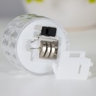 Ночник "Свеча" LED от батареек прозрачный 3хLR41 3,5х3,5х5 см - Фото 7