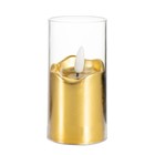 Светодиодная свеча, ночник LED RISALUX «Золотая», от батареек, 3×LR44, 5.4×5.4×10.5 см - Фото 6