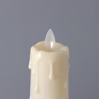 Светодиодная свеча в подсвечнике RISALUX «Ретро», ночник LED, от батареек, золото, 7×7×24 см - Фото 4