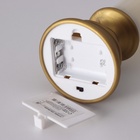 Светодиодная свеча в подсвечнике RISALUX «Ретро», ночник LED, от батареек, золото, 7×7×24 см - Фото 6