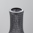 Светодиодная свеча в подсвечнике RISALUX «Бутылка», LED-ночник, от батареек 2×АА, чёрный, 9.5×9.5×25.5 см - фото 24369001