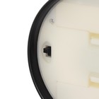 Светодиодная свеча в подсвечнике RISALUX «Бутылка», LED-ночник, от батареек 2×АА, чёрный, 9.5×9.5×25.5 см - фото 24369004