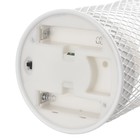 Ночник "Фонарь со свечой" LED от батареек 2хАА белый 9,5х9,5х25,5 см RISALUX - фото 22805586