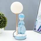 Настольная лампа "Девушка" LED USB голубой 14х10,5х31,5 см RISALUX - Фото 4