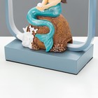 Настольная лампа «Русалка» LED 15 Вт голубой 24×10×34 см RISALUX - Фото 6