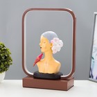 Лампа настольная RISALUX «Девушка», светодиодная, 15 Вт, коричневая, 24×10×34 см - Фото 2