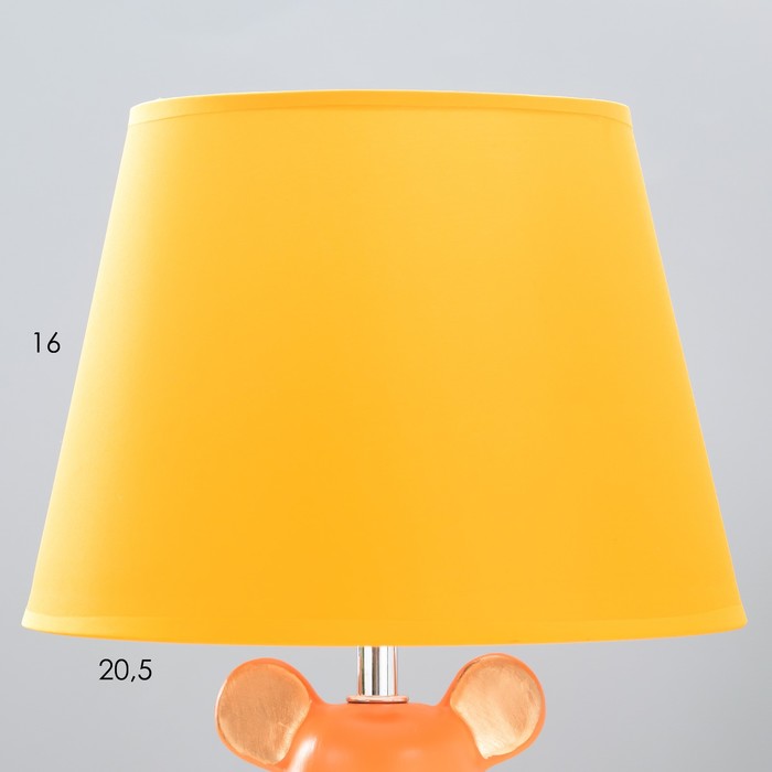 Настольная лампа "Медвежонок" Е14 40Вт оранжевый 22,5х22,5х33,5 см RISALUX - фото 1907632073
