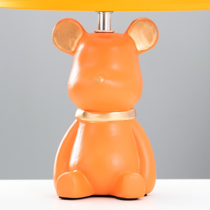Настольная лампа "Медвежонок" Е14 40Вт оранжевый 22,5х22,5х33,5 см RISALUX - фото 1907632074