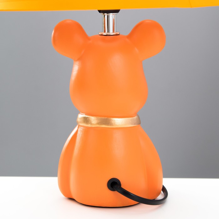 Настольная лампа "Медвежонок" Е14 40Вт оранжевый 22,5х22,5х33,5 см RISALUX - фото 1907632076