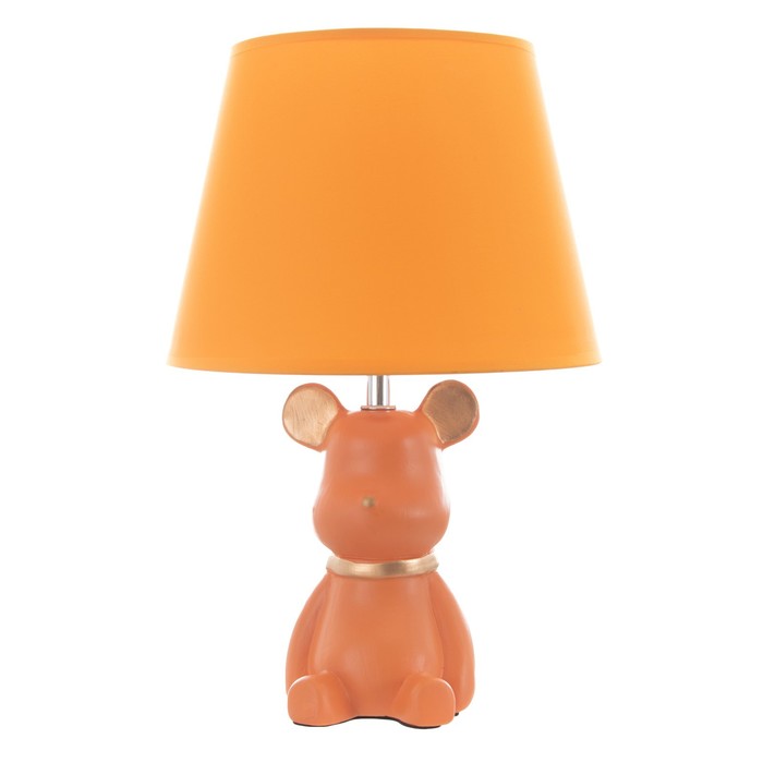 Настольная лампа "Медвежонок" Е14 40Вт оранжевый 22,5х22,5х33,5 см RISALUX - фото 1907632078