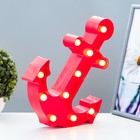 Ночник "Якорь" LED от батареек 2хАА МИКС 32х24х5 см RISALUX - фото 22025814