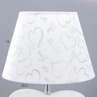 Настольная лампа «Портрет» с фоторамкой E27 40 Вт белый 23×23×42 см RISALUX - Фото 4