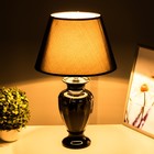 Лампа настольная «Вазалия» 1хЕ27 40 Вт черный 28×28×45 см RISALUX - фото 3813344