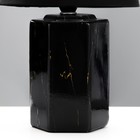 Настольная лампа "Вирсавия" Е14 40Вт чёрный 18х18х29 см RISALUX - Фото 5