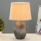 Настольная лампа «Иоланта» Е14 40 Вт серый 22×22×36 см RISALUX - фото 22025928
