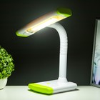 Настольная лампа "Люсиль" КЛЛ 5Вт бело-зелёный 31,5х18,5х41,5 см RISALUX - Фото 3