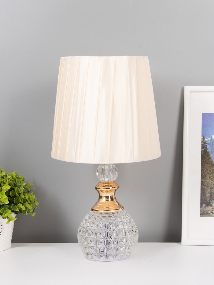 Настольная лампа Лилея« Е27 40 Вт золото 21×21×36 см RISALUX - Фото 1