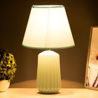 Настольная лампа "Люсен" Е27 40Вт бирюзовый 20х20х40 см RISALUX - Фото 3